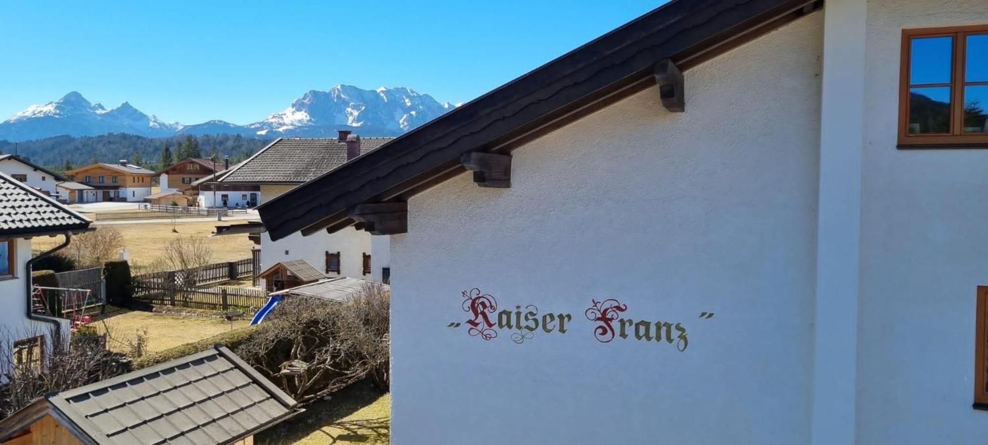 Ferienwohnungen Kaiser Franz Krün Dış mekan fotoğraf